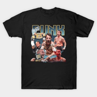 CM Punk Retro Collage T-Shirt